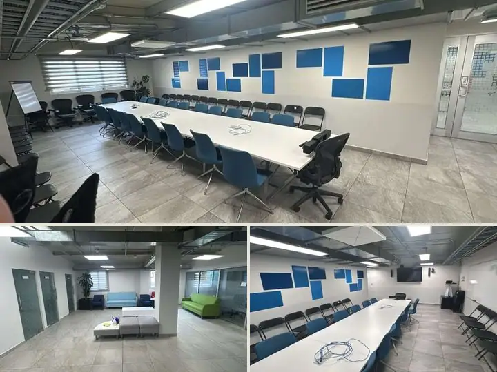 Remodelación de oficinas, Planta Toluca, Estado de México: vista de conjunto de sus 3 imágenes