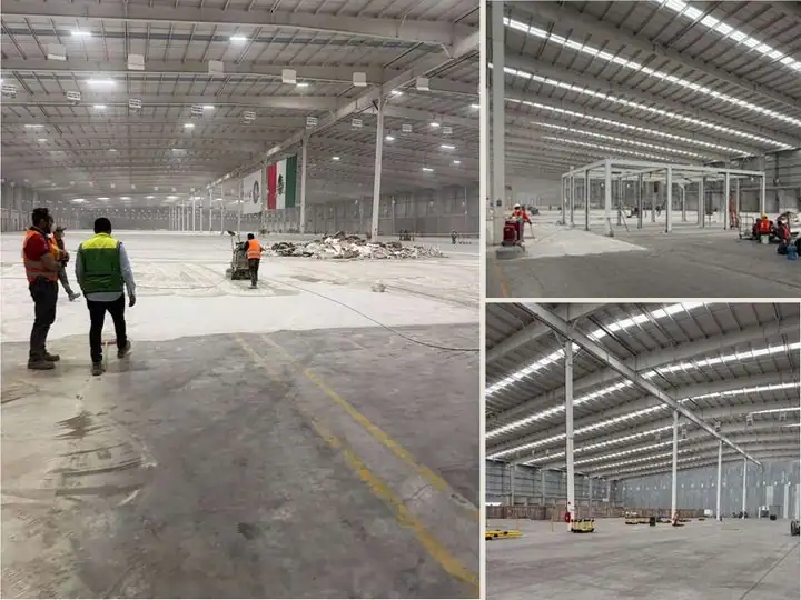 Remodelación de la nave 9: vista de conjunto de sus 3 imágenes